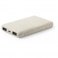 V0374 Power bank 5000 mAh ze s�omy pszenicznej