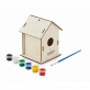 MO2130 Drewniany domek dla ptak�w DIY PAINTHOUSE