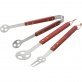 V9656 Fartuch zestaw do grilla "pi�ka no�na" 3 el.