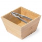 V1330 Zestaw do orzech�w, dziadek do orzech�w i bambusowa miska