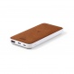 V1140 Bezprzewodowy power bank 8000 mAh z RABS, �adowarka bezprzewodowa 10W, element ze sk�ry z recyklingu