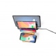 V8334 Bambusowa �adowarka bezprzewodowa 10W, stojak na telefon, stojak na tablet
